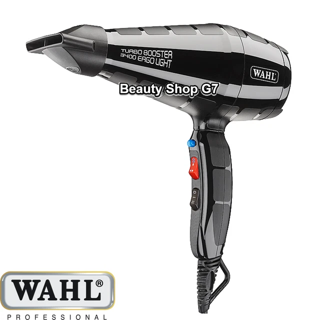 Professional hair dryer Wahl Turbo Booster 3400 Ergolight 2400W *Made in Italy*
