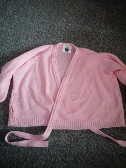 Girls Size 28 Knitted Ballet Cardigan