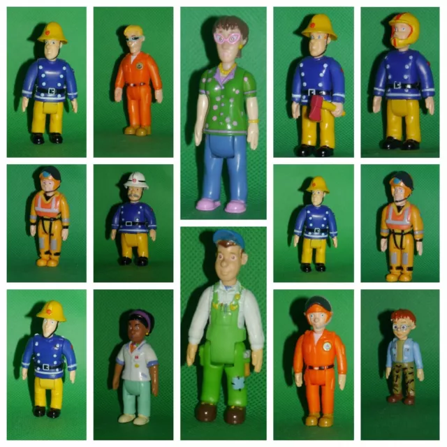 NEW FIREMAN SAM Figures Elvis Steele Sam Tom Dilys Norman Helen