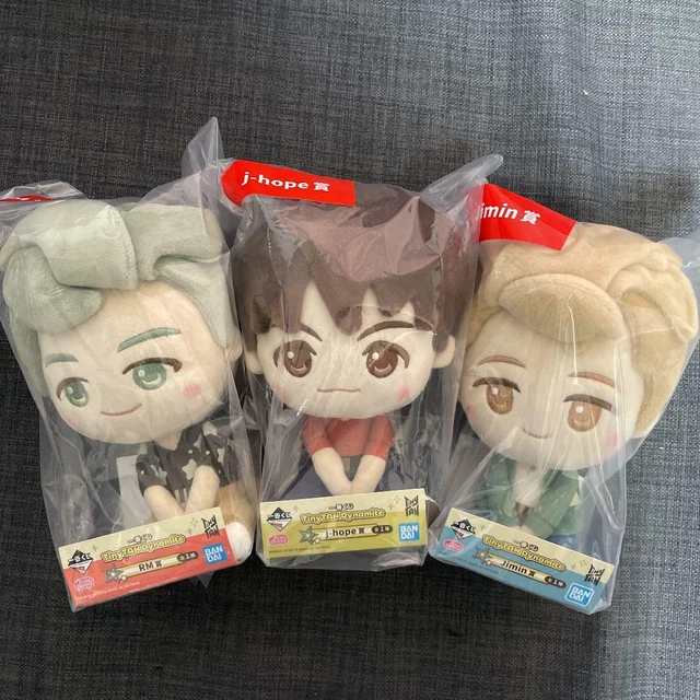 BTS TINY TAN Dynamite Jimin Jhope Rm Plush Toys Ichiban Kuji Mascot 3