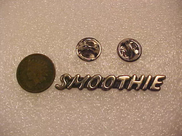 SMOOTHIE Hat Pin, Lapel Pin, Vintage NOS, Custom Cars, Frenched Channeled