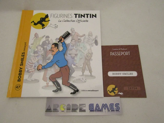 FIGURINE TINTIN COLLECTION officielle n°47 Bobby Smiles - NEUF (2) EUR