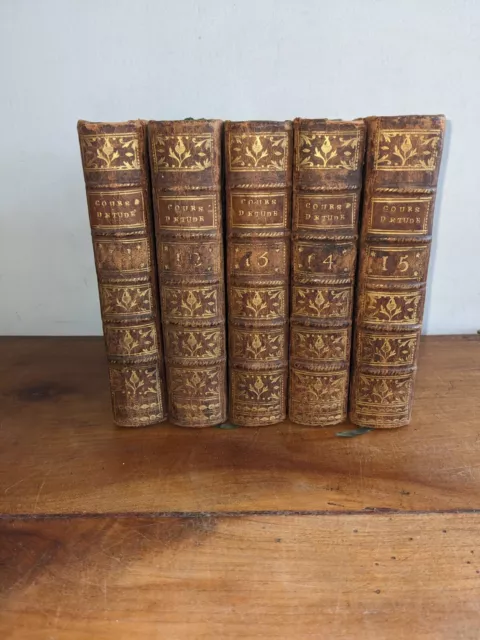 livre ancien- Condillac-Cours d'étude pour l'instruction...Histoire moderne-1789