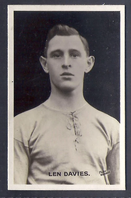 Thomson (Dc)-Football Signed Real Photos (English Mf22)1923- Cardiff - L. Davies
