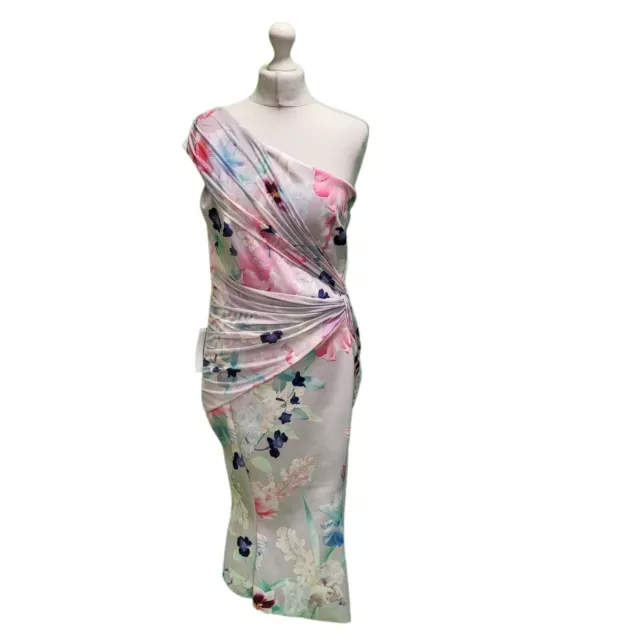 WOMEN S LIPSY SCARLETT One Shoulder Wrap Summer Dress BNWT UK 14