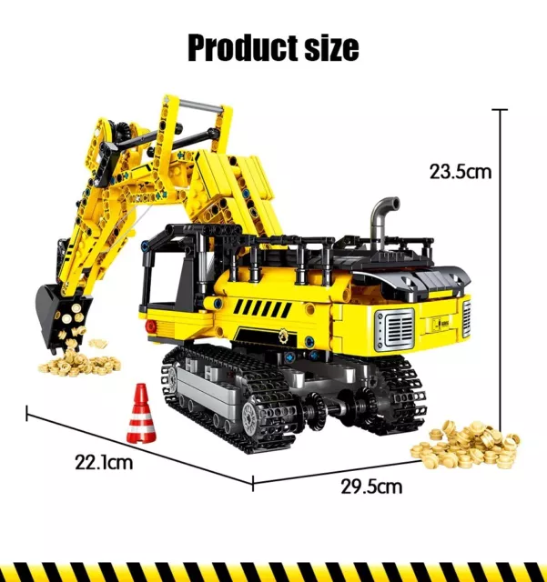 NEW Technic Heavy-Duty Excavator 42121 Construction Building Block Set NO BOX