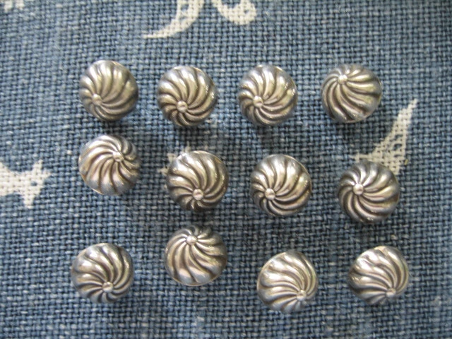 835 Silber 12 Trachten Knöpfe Art Deko Jakob Agner München ca. 15 g 835 Silber 12 Trachten Knöpfe Art Deko Jakob Agner München ca. 15 g