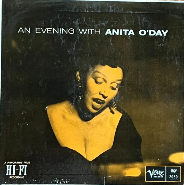 An Evening with Anita O'Day, Verve label, disc is in excellent condition