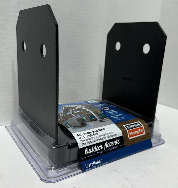 SIMPSON STRONGTIE APVB66R Outdoor Accents Rough Sawn 6x6 Adjustable