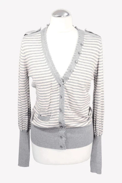 French Connection Pull Femmes Gr. 40 Multicolore à Manches Longues Cardigan Ges