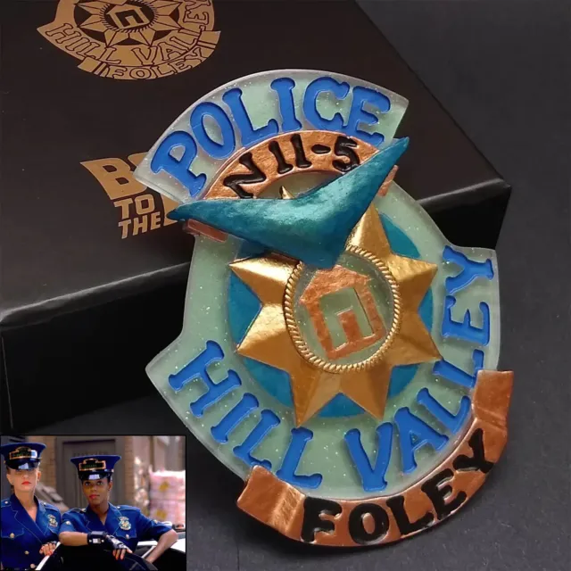 Back to the Future Part 2 II Foley Police Badge Prop Replica Limited Edition 500