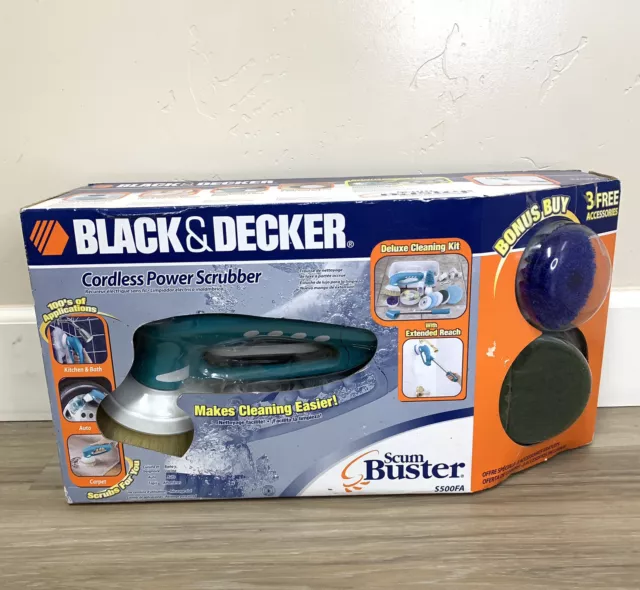 Black and Decker 5 Pack Of Genuine PKS160 Power Scrubber Brushes # PKSBB-5PK