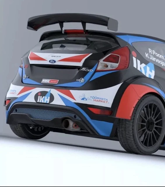 Fiesta Rear Racing Wing FIESTA ST RS WRC RALLY CAR m-sport Rear Wing £450.00 - PicClick UK