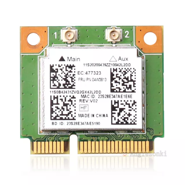 Realtek RT8723BE Wi-Fi BT4.0 WLAN Card for Lenovo 04W3813 E440 E540 S440 B5400