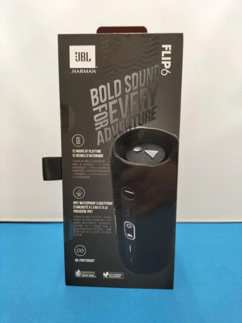 JBL Flip 6 Portable Bluetooth Portable Speaker System BLACK