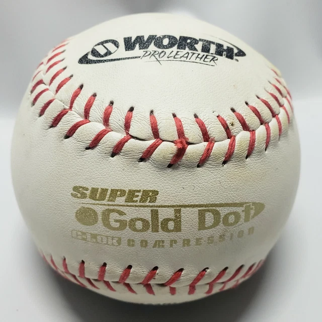 VINTAGE RARE WORTH Super Gold Dot CLok Compression SX44RLA3 SOFTBALL