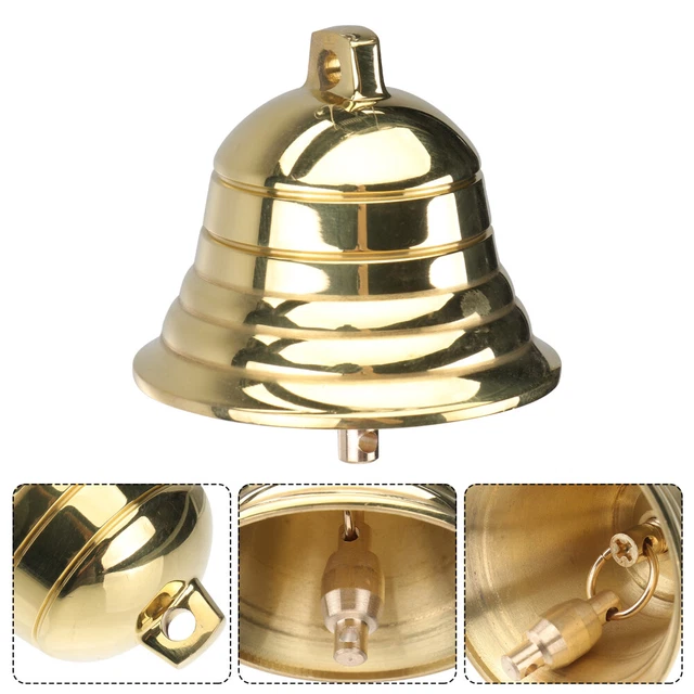 Campanello Servizio TOAOB Metallo Oro - 7.5x12.3cm Per Ristoranti, Reception - Foto 11