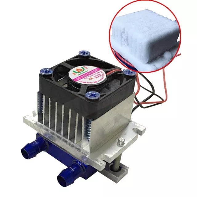 12V Thermoelectric Peltier Refrigeration Cooling Cooler Fan System Heatsink Kit