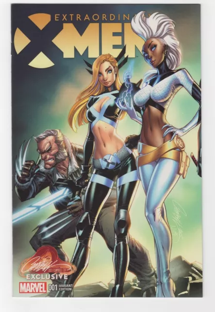 Marvel's Extraordinary X-Men #1 J Scott Campbell Color Variant NM