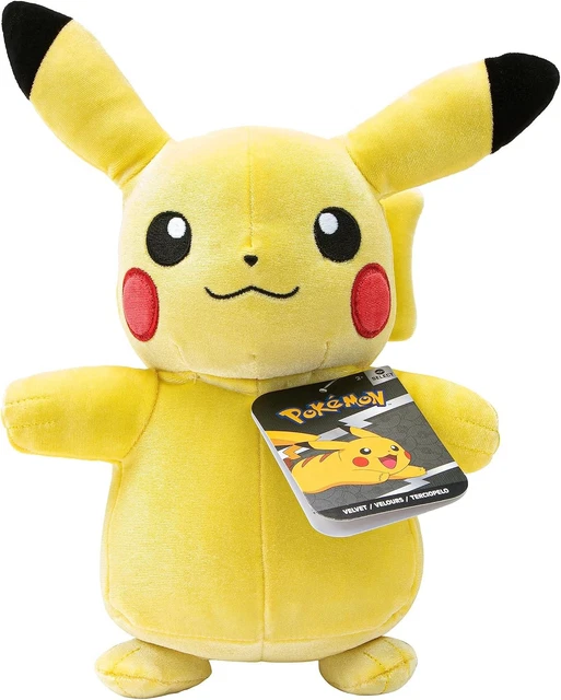 Pokémon Pikachu Plush - 8-Inch Soft Plush with Authentic Details