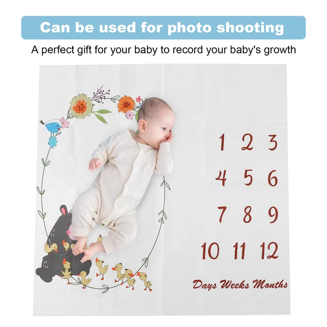 Accesorios mensuales para fotografía de bebé con hitos 02 015 para especial