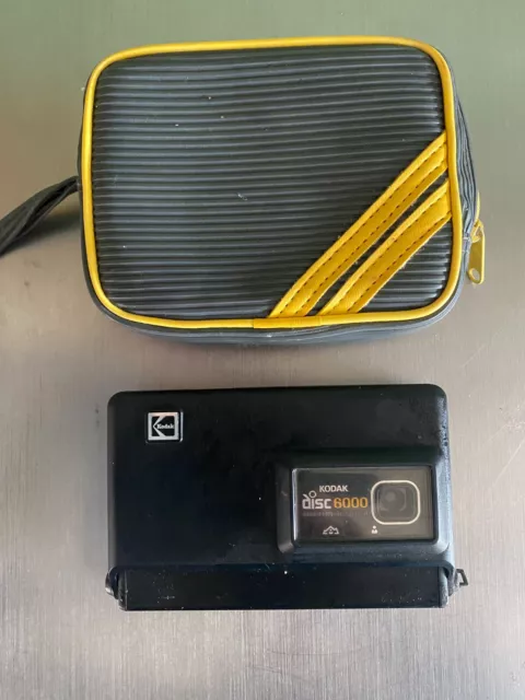 Vintage Kodak disc 6000 camera with case