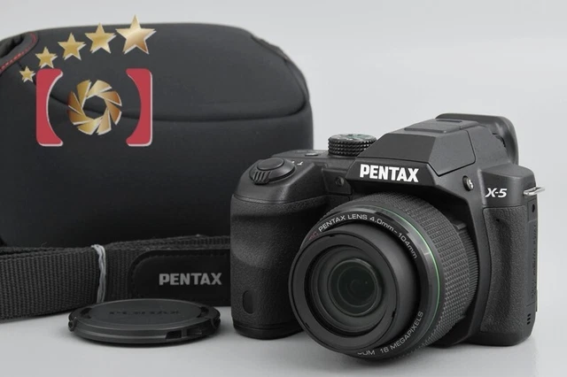 Excellent!! PENTAX X-5 Black 16.0MP Digital Camera Body