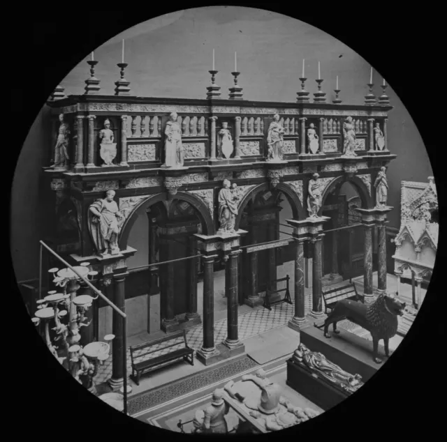 Magic Lantern Slide KENSINGTON ART MUSEUM NO36 C1888 PHOTO V&A VICTORIA & ALBERT