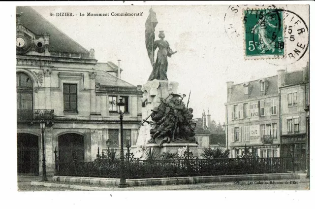 CPA-Carte Postale-FRANCE -Saint Dizier - Monument Commémoratif en 1908 VM7937