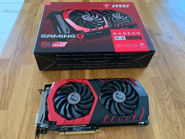 MSI RADEON RX 580 Gaming X 8GB £70.00 - PicClick UK
