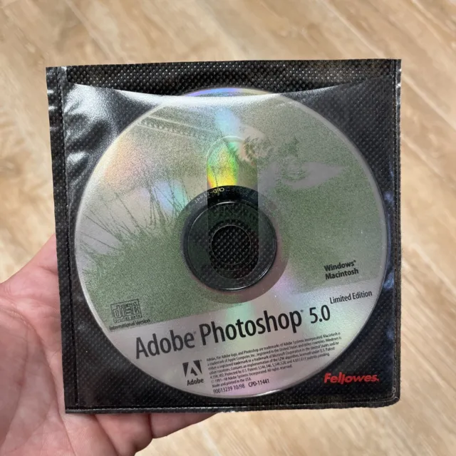 Adobe Photoshop 5.0 Limited Edition (LE) - CD Disc Only w/ Serial Number