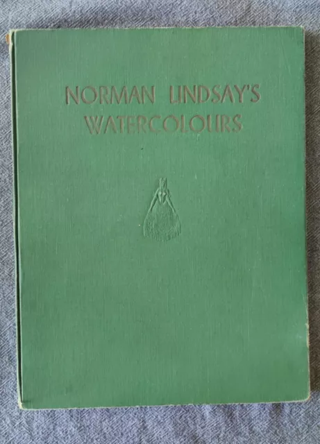 Norman Lindsay"s Watercolours 1939 rare 18 Colour Plates