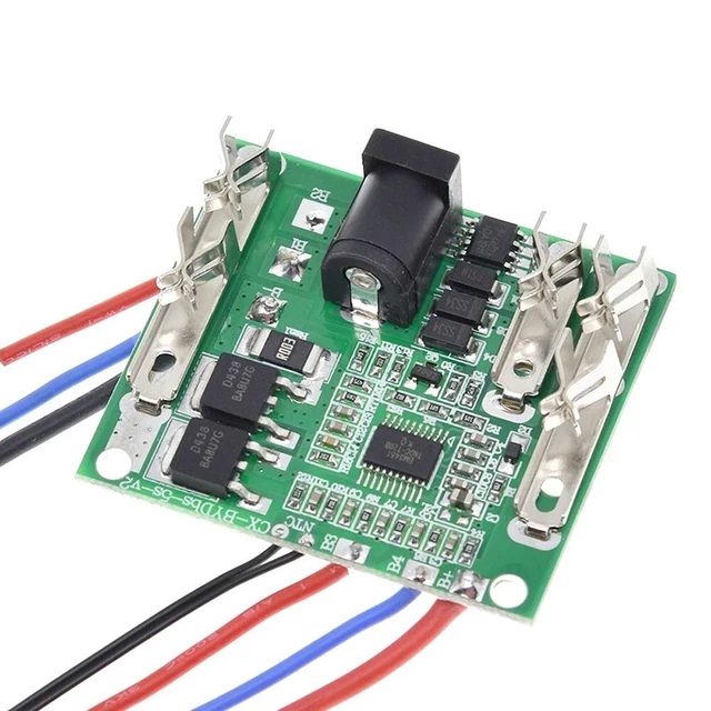 5 Cordons De 18/21V Lithium Batterie Protection Board Circuit Double Mos 20A