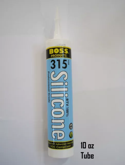 Silicone RTV 4500 Food Contact Safe High Strength Silicone Sealant, Clear  (2.8 FL. Ounce)