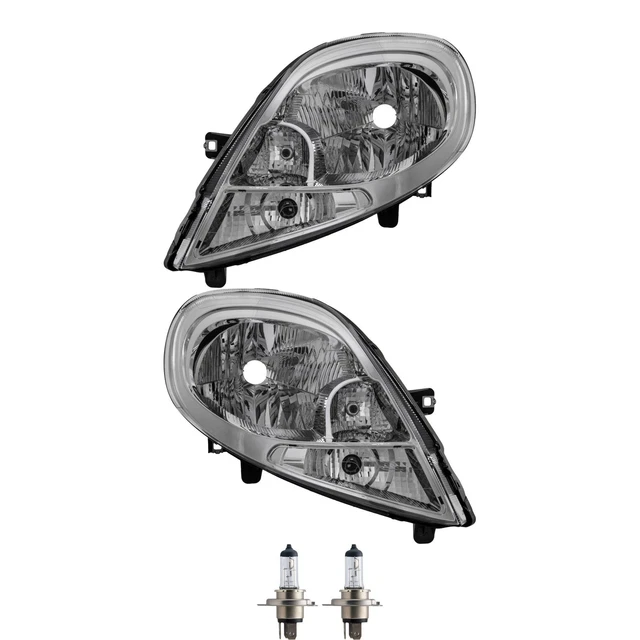 Phares Avant Gauche + Droit Pour Renault Kangoo II (2008-2013) - Halogène H4, Neufs TYC