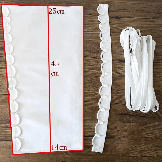 Satin Corset Kit Zipper Replacement Wedding Gown Lace Up Bridal Dress Strap Set