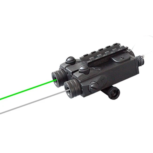 Green And Red Laser Pointer Sight Dual Beam Aiming Laser Light Plus Infrared IR