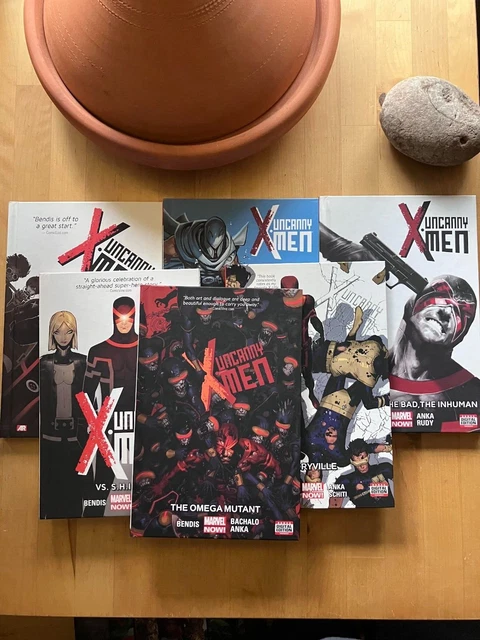 Uncanny X-Men Vol. 1-6 Hardcovers HC, by Bendis (Marvel) FULL SET * MINT! *
