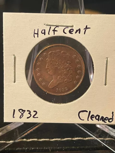 1832 Classic Head half cent