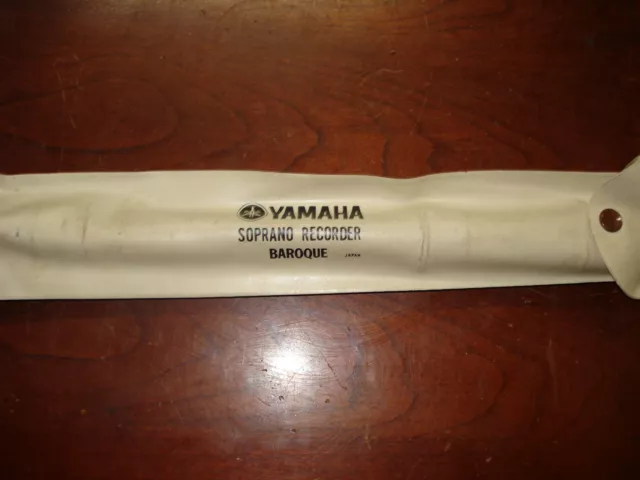 VINTAGE Yamaha Soprano Recorder with Baroque Fingering