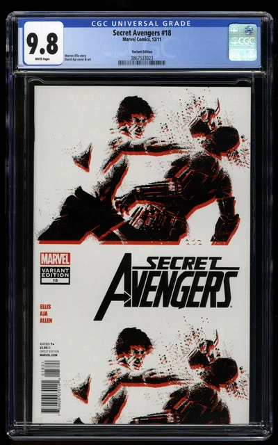 Secret Avengers #18 CGC NM/M 9.8 White Pages Shang-Chi Aja Variant Marvel