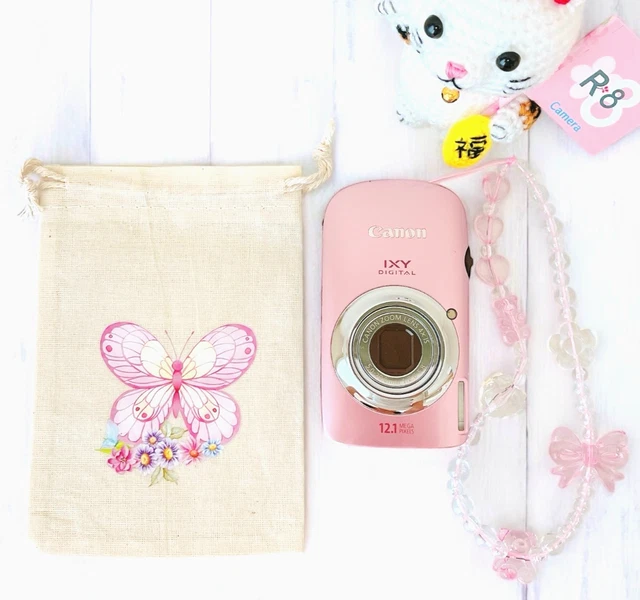 Canon IXY DIGITAL 510 IS 12.1 MPカメラ ピンク Canon IXY DIGITAL 510 IS PowerShot IS 12.1 MP Pink Digital