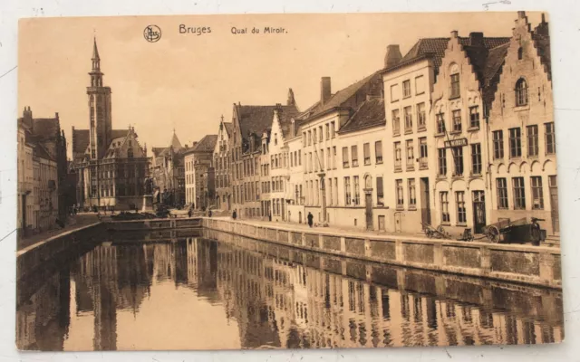 Carte postale Bruges - Quai du Miroir - Belgique - Neuve - RE