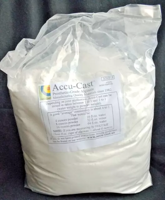 Kit inicial de casting de vida fundido Accu | 5 libras de alginato y yeso de 5 libras | vendajes de 10 yardas