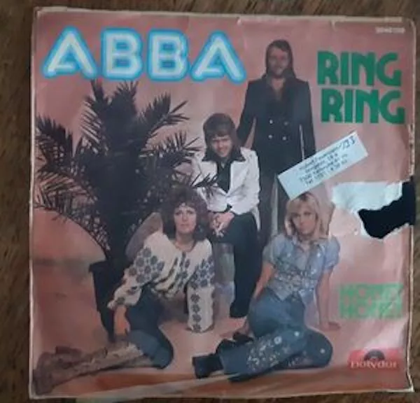 single schallplatte ABBA – Ring Ring / Honey Honey.