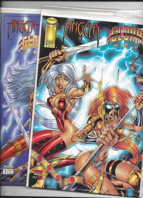 1996 Image Comics Angela/Glory #1A and #1B Both Variants |  High Grade