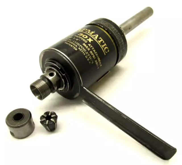 TAPMATIC #0-1/4" REVERSIBLE TAPPING HEAD ATTACHMENT w/ 1/2" SHANK - #30X