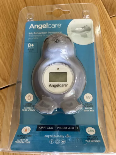 Termómetro de baño y habitación Angelcare Happy Seal para bebé - nuevo y sellado