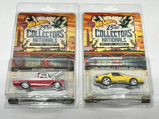 Hot Wheels Nationals Convention 2023 1962 Ford F100 + PATCH 1985 z28 IROC Camaro