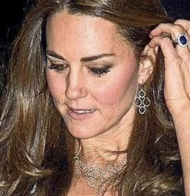 BNIB MONICA VINADER Riva Cluster Diamond Earrings Duchess Kate